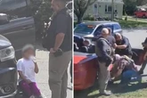 Family says girl, 5, held by ICE outside home in bid to arrest father