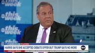 Chris Christie says Trump will give in and face Harris again