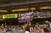 Man unpunished despite huge ‘Trump Won’ banner at baseball games
