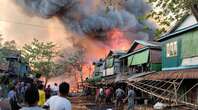 Myanmar junta airstrike kills 40 people and burns down 500 houses