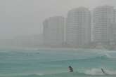 Watch live from Cancun as Tropical Storm Helene heads north to US