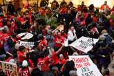 Protestors storm NYC Trump Tower demanding release of Columbia student