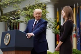 Amy Coney Barrett throws cold water on idea of third Trump term
