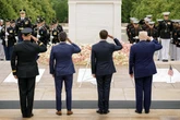 Trump can’t resist attack on Biden during Memorial Day speech