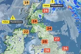 Mapped: Where thunderstorms will hit parts of the UK