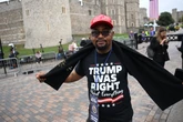 Crowds turn out for ‘special man’ before King welcomes Trump: Live