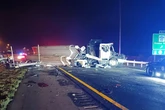 Man driving truck designed to absorb crashes impact dies in collision