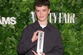 Adolescence star Owen Cooper reacts to winning first big award