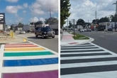 Rainbow crosswalk outside Pulse nightclub removed under Trump orders