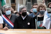 French far-left chief floured in march against far right