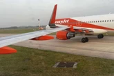 Manchester airport delays after easyJet planes ‘clip wings’ on runway