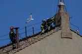 Vatican installs chimney on Sistine Chapel as world waits on pope