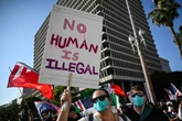 ICE protests turn into mashup of left-wing rally cries