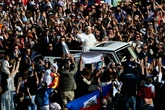 Pope Leo holding inaugural mass at the Vatican in front of thousands