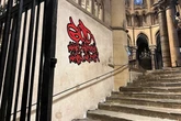 Anger over ‘sacrilegious’ graffiti at Canterbury Cathedral