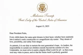Trump shares Melania’s note to Putin as he rages over summit coverage