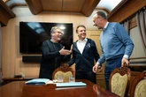 European leaders arrive in Kyiv amid push for 30-day cease-fire