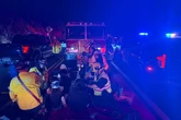 At least 20 injured after church bus crash in San Bernardino mountains