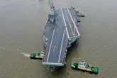China’s newest warship sails through Taiwan Strait