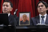 Tokyo authorities apologise at grave of wrongfully accused man