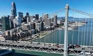 Two arrested as 100 cyclists try to shut down San Francisco bridge