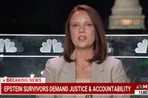 Epstein victim voted for Trump and blasts president for ‘hoax’ claim