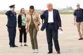 Texas man charged over threatening Trump ahead of visit to flood zone