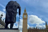 Climbing on Winston Churchill statue to become a crime