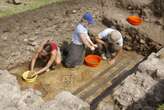 Dolphin mosaic discovered during dig at England’s ‘lost city’