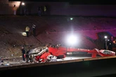 Motorists lift helicopter off trapped paramedic after crash