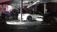 Several Exotics Damaged As Naples Dealer Parking Area Goes Up In Flames