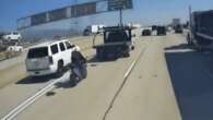 Biker Crashes Into Pickup Truck Nailing The Landing With A Perfect 10