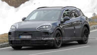 2026 Porsche Cayenne EV Spotted In The Alps Looking Like A Bloated Macan EV