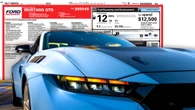 Leaked Mustang GTD Window Sticker Reveals Pricing And Shocking MPG