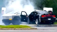Cybertruck Was Just Charging Until Chaos Showed Up With A V8 And No Grip