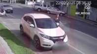 This Pedestrian Needs To Buy A Lottery Ticket After Close Call