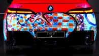 BMW Art Car Transforms Luxury EV Into A Surreal Work Of Rolling Chaos