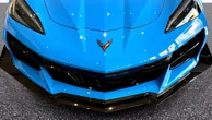 Thief Tried To Drive A Corvette Z06 Through A Window And Got Stuck Halfway