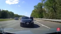 Wrong-Way BMW Driver Takes Out Multiple Cars In Mass.