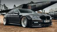 BMW G11 7-Series Tries On A Carbon Fiber WideBody Kit And 22-Inch Wheels