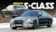 2026 Mercedes S-Class Caught With Supersized Grille And Starry Lighting