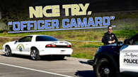 Fake Chevy Camaro Police Car Fooled CHP – Until It Didn’t