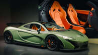 This Is The World’s Only McLaren P1 Finished In Satin Camo Green