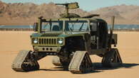 A Humvee On Tracks Is A True Go-Anywhere Unstoppable Machine