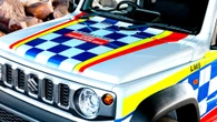 Suzuki’s Tiny Off-Roader Gets A New Job As A Police Cruiser