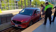 Mazda Driver Followed Her GPS Onto Train Tracks And Shut The Whole Line Down