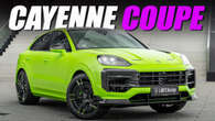 Larte Gives Porsche Cayenne Coupe Carbon Fiber Jewelry And The Incredible Hulk Treatment