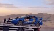 Unstrapped Subaru WRX Nearly Falls Off Cliff In Terrifying Flatbed Fiasco