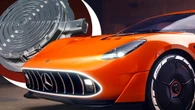 Mercedes-AMG GT XX Blasts Fake V8 Sounds From Its Headlights