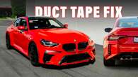 Designer Fixes The Styling Of His BMW M2 With Nothing But Duct Tape